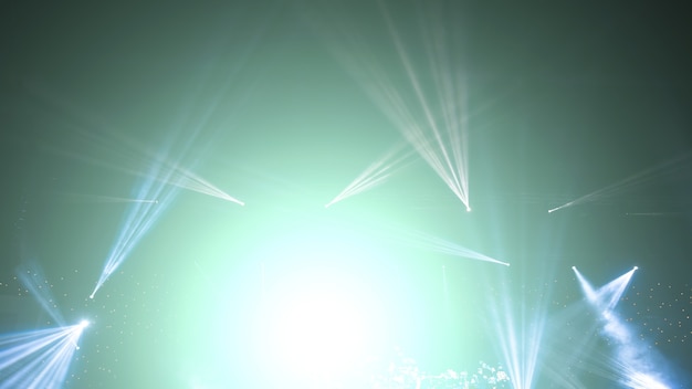 Stage Spotlight avec des rayons laser. fond d&#39;éclairage de concert