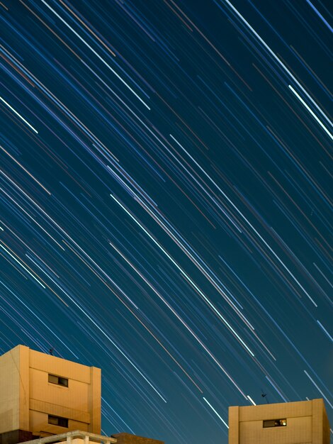 Star trails exposition longue nuit