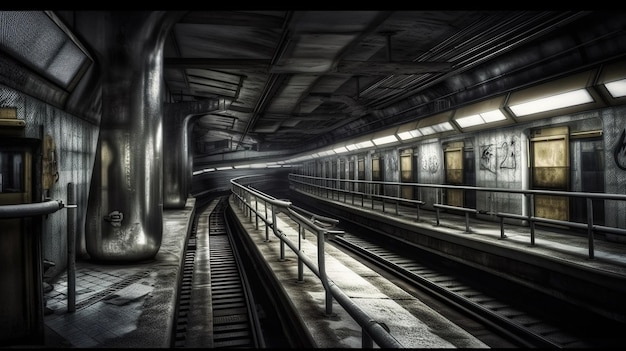 Une station de métro