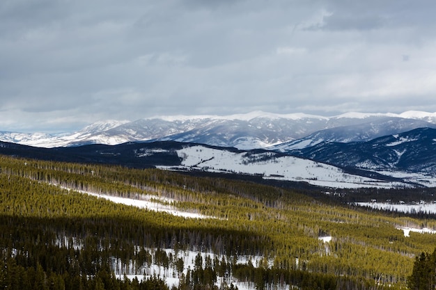 Station de ski de Breckenridge en hiver.