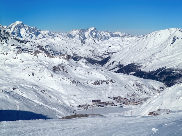 Photo station de ski (tignes, france)