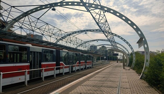 station de tramway à Prague