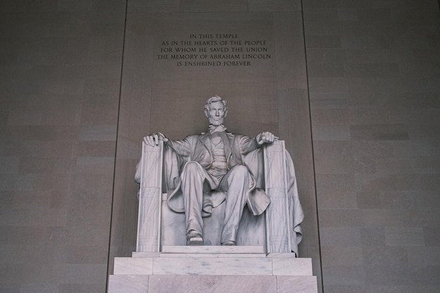 La statue d'Abraham Lincoln