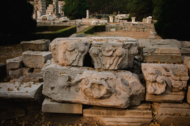 Statue de l'ancien temple