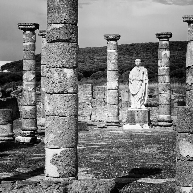 Photo statue d'un bâtiment historique