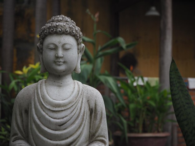 Photo statue de bouddha