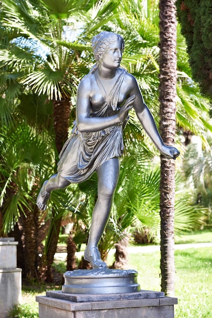 Statue de Diane dans l'arboretum de Sotchi