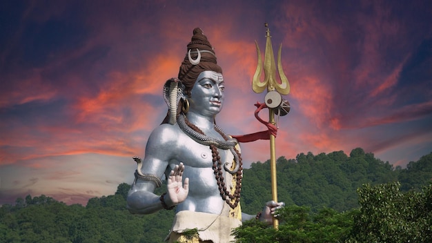 Statue du dieu hindou Shiva