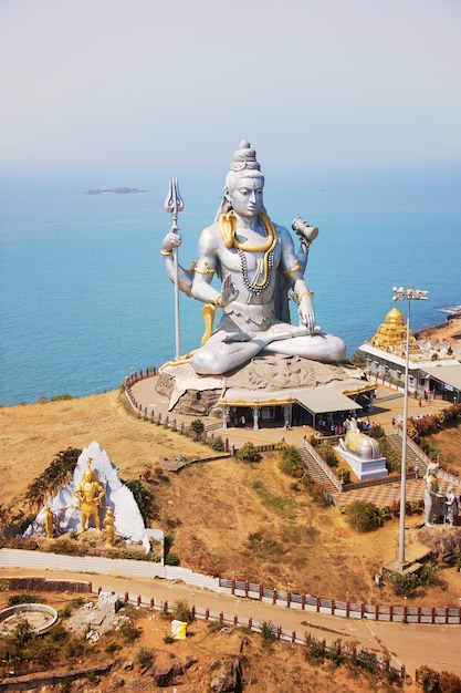 Statue du Seigneur Shiva à Murudeshwar. Karnataka, Inde