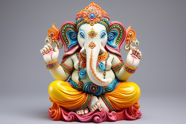 Statue de Ganesha Ganpati 3D