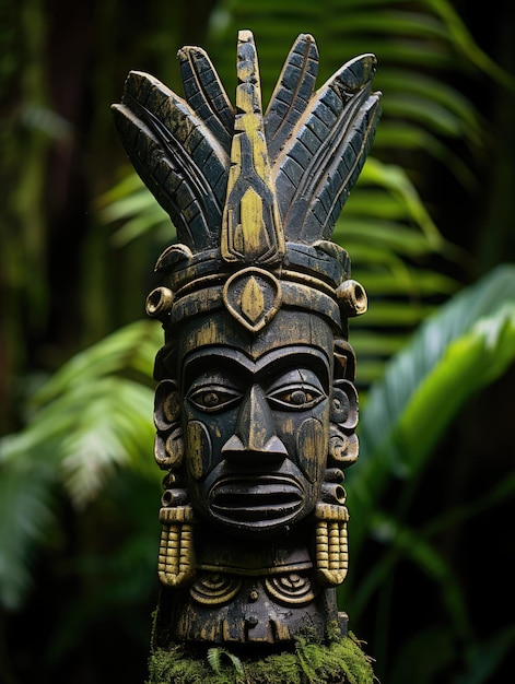 une statue d'un homme avec une couronne