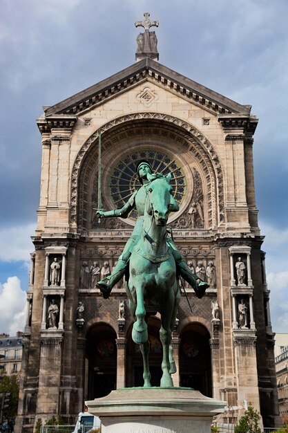 Statue de Jeanne d'Arc à Paris