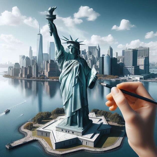 la statue de la liberté à new york