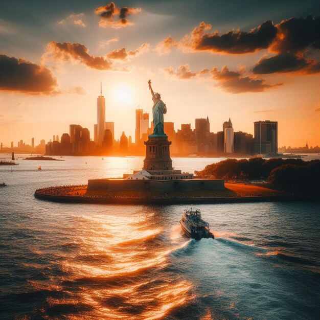 la statue de la liberté à new york