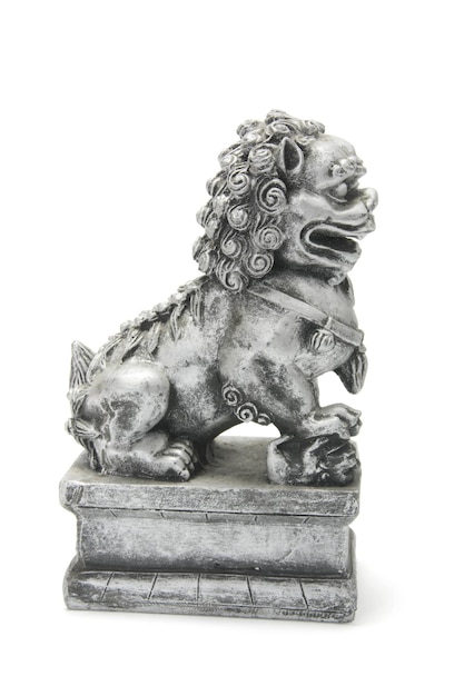 Statue de lion chinois