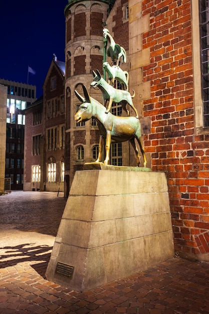 Statue des musiciens de Brême Allemagne