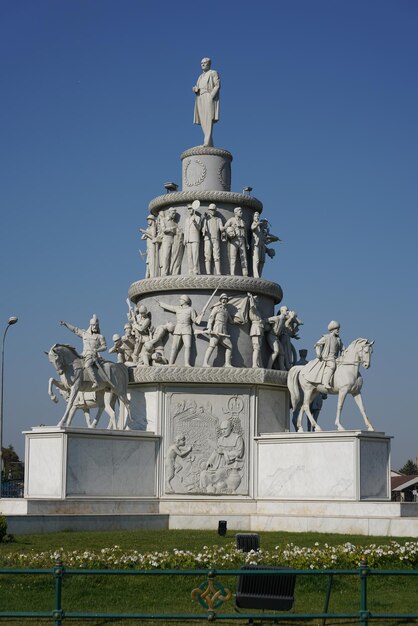 Photo statue d'ulus à eskisehir en turquie