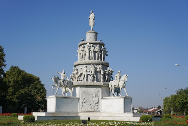 Photo statue d'ulus à eskisehir en turquie