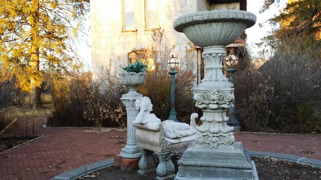 Statues dans le parc