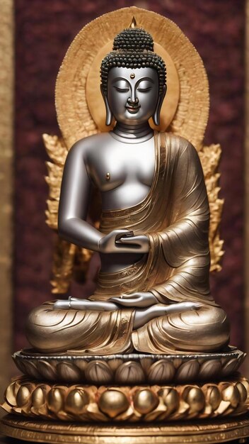 Statuette représentant le Bouddha pour la tranquillité et la méditation