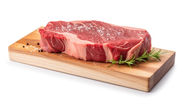 steak de bœuf cru frais
