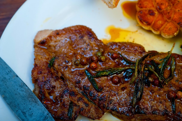 steak de bœuf rôti au gril sélection du boucher