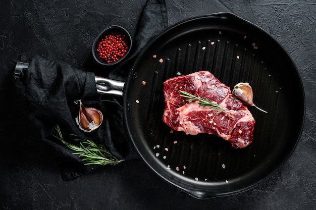 Steak de faux-filet, filet de boeuf.