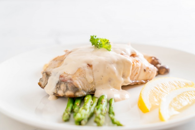 steak de poisson vivaneau grillé