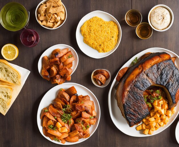 Steak de viande sur une planche de bois