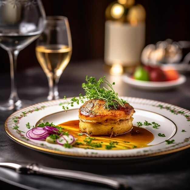 Des steaks à des desserts décadents et du bon vin sur la table