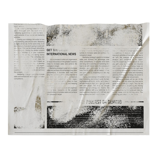 Sticker de papier vintage png éphémère fond transparent