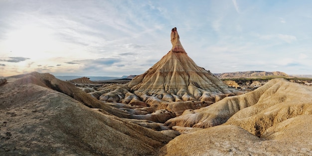 Stock photo de Castil de Tierra de Bardenas reales Navarra Espagne