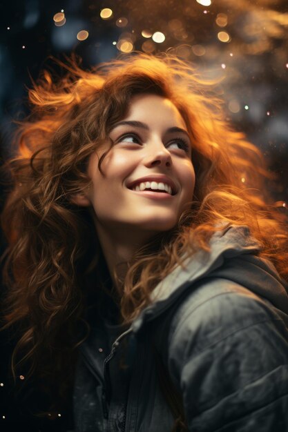 Stock photo d'une jeune fille souriante