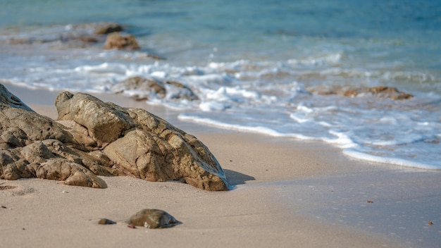 Stone Sea Sand Beach