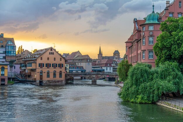 Strasbourg à l'heure du soir