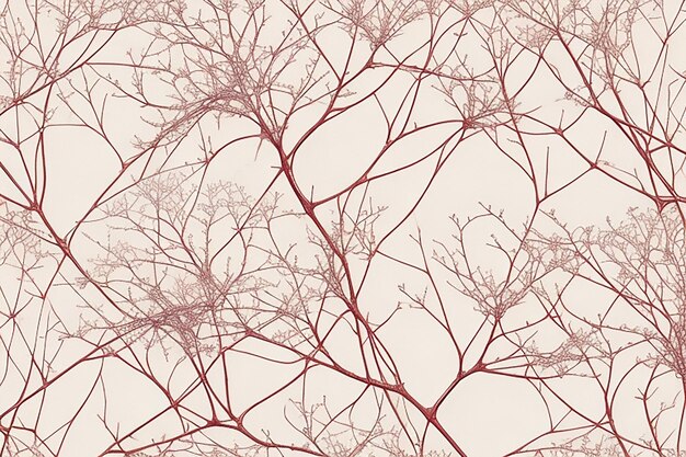 Photo structure de ramification générative du tissu vasculaire émulant les modèles de croissance réseaux de vaisseaux organiques