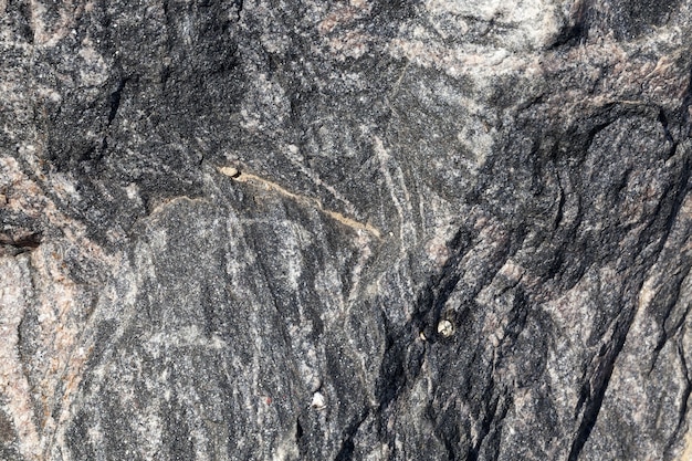 La Structure D'une Vraie Grande Pierre Est De Couleur Sombre, Elle Est Faite De Matériaux Naturels