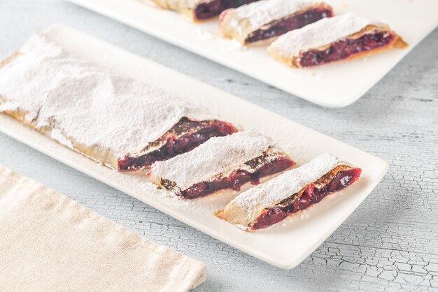 Strudel aux cerises