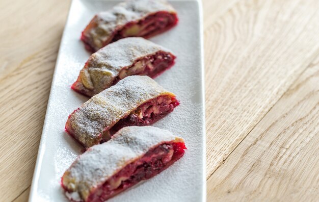 Strudel aux cerises