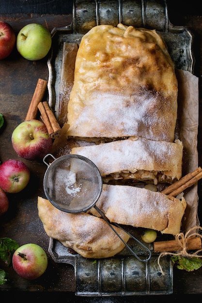 Strudel aux pommes fait maison