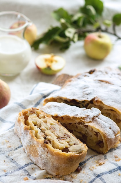 Photo strudel aux pommes