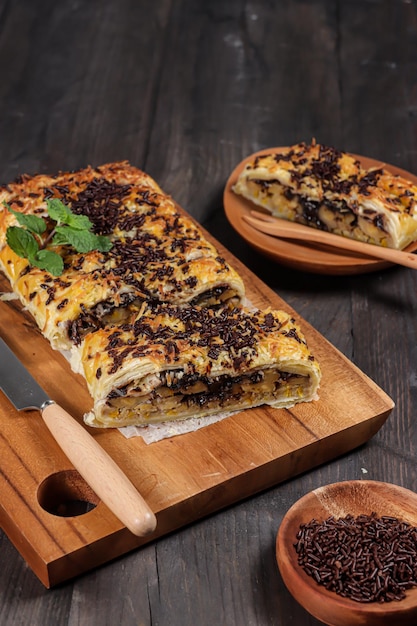 Strudel Pisang ou strudel maison à la banane