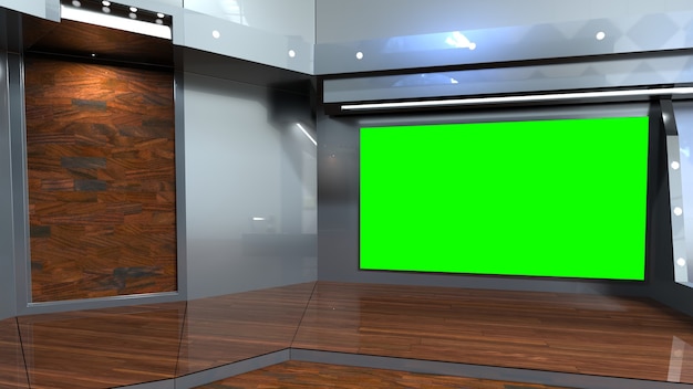 Studio d'actualités virtuel TV On Wall