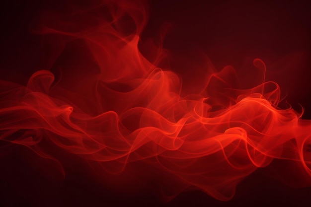 Studio de scène de fumée rouge Superpositions de textures de brouillard abstrait
