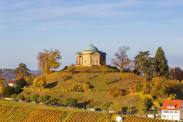 Stuttgart Grabkapelle tombe chapelle Wurtemberg Rotenberg automne automne voyage vignoble en Allemagne