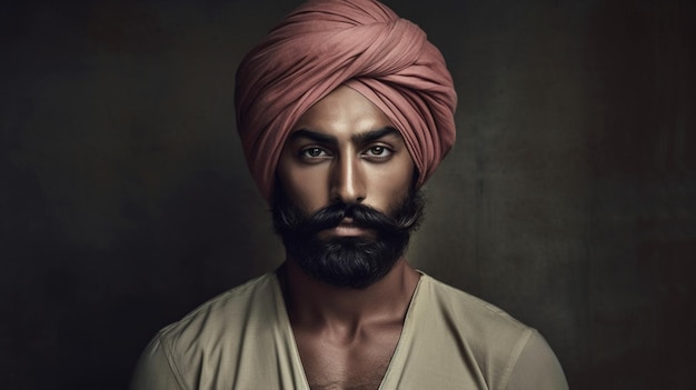 Photo le style classique du turban