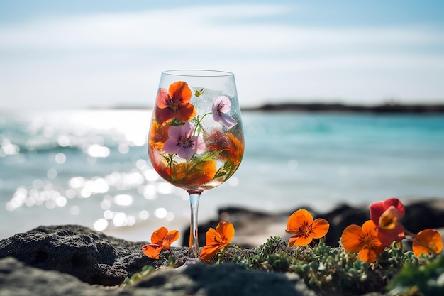 Style cocktail floral