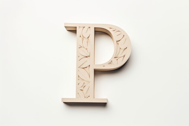 Style de découpage de papier à lettres sur fond blanc