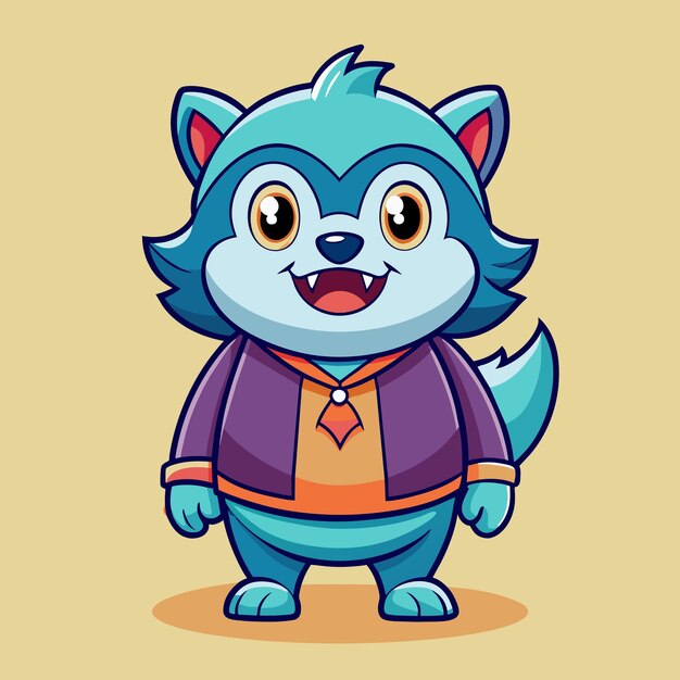 Style d'illustration de la mascotte de dessin animé