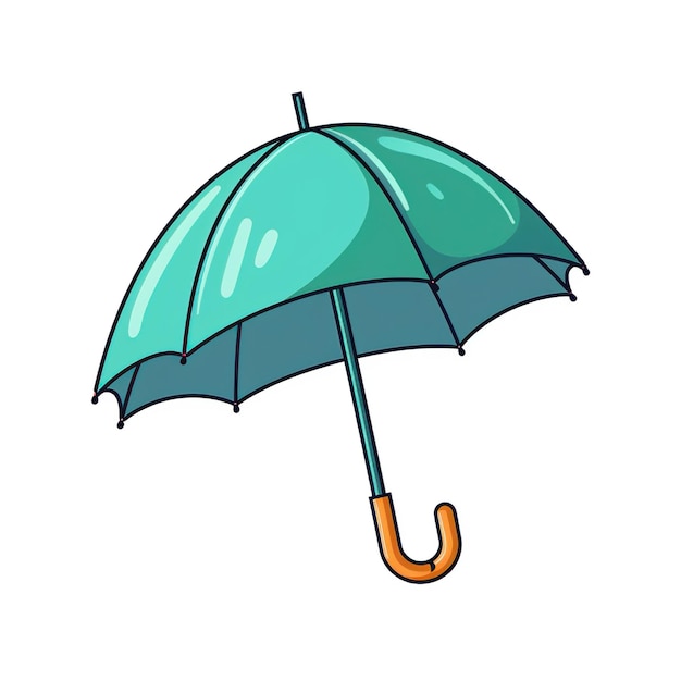 style d'illustration plat icône parapluie